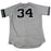 Jaime Garcia New York Yankees 2017 Game-Used #34 Grey Jersey (9/24/2017)(JC009311)