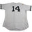 Starlin Castro New York Yankees 2017 Game Used #14 Grey Jersey (6/4/2017)(JB943056)