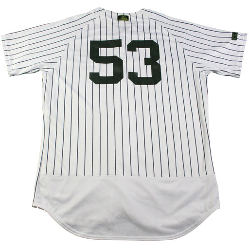 Joe Espada New York Yankees Game Used #53 Memorial Day Weekend Pinstripe Jersey (5/28/2017)(JC357048)(46)