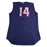 Starlin Castro Signed 2017 Scranton/Wilkes-Barre RailRiders #14 Navy Sleeveless Jersey (SWB RailRiders LOA)