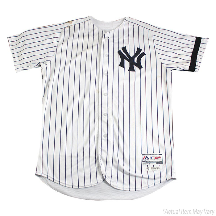 Giovanny Gallegos New York Yankees Game Used #50 Pinstripe Jersey (10/1/2017)(JC009667)