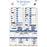 New York Yankees at Cleveland Indians 10-06-2017 Game Used Lineup Card (JB902407) ALDS Game #2