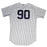 Thairo Estrada New York Yankees 2018 Spring Training Opening Day Home Game Issued #90 Pinstripe Jersey (2/23/2018) (JC038379)