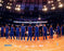 New York Knick Lining Up For The National Anthem From Front 16x20 Photo Uns