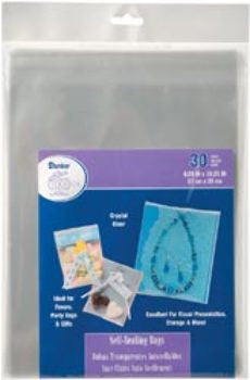 Self Sealing 8.25-Inch x 10.25-Inch Bags, 30-Pack