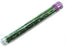 Swirl 2-Inch Emerald Silver Lined Bugle Beads