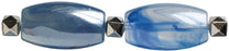 Jewelry Basics Acrylic Beads, Blue Rectangle