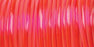 Clear Red Plastic Lacing Spool - 100 Yards