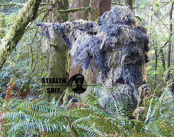 Paintball Sniper 4-Piece Woodland Ghillie Suit - XL