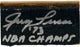 Jerry Lucas Signed MSG 2x3 Court Piece w/ '73 NBA Champs Insc ( Tristar Auth)