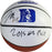 Jahlil Okafor Signed Duke University White Panel Full Size Basketball w/ "2015 #3 Overall Pick" Insc