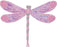 Patches For Everyone Iron-On Appliques-Pink Dragon