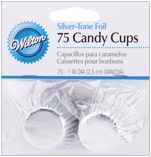 Silver Foil Bon Bon Baking Cups - 36 Ct