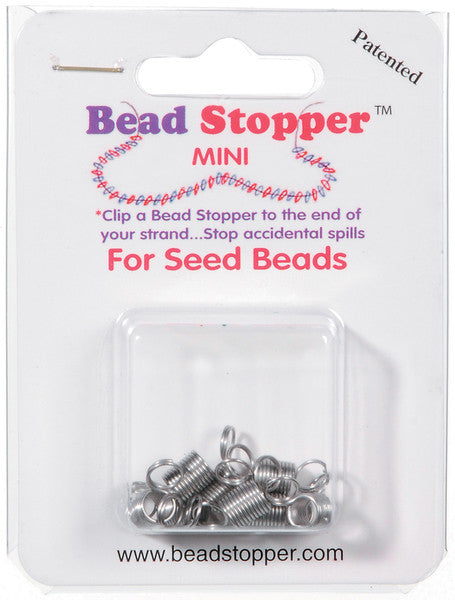 Metal Mini Bead Stopper - 8 Ct