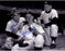Yogi Berra/Whitey Ford Dual Signed Posing With Mantle 11x14 Photo