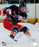 Michael Del Zotto Rangers Slap Shot Vertical Signed 8x10 Photo