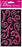 Pink Puffy Flourish Stickers - 3.625" x 6.75"