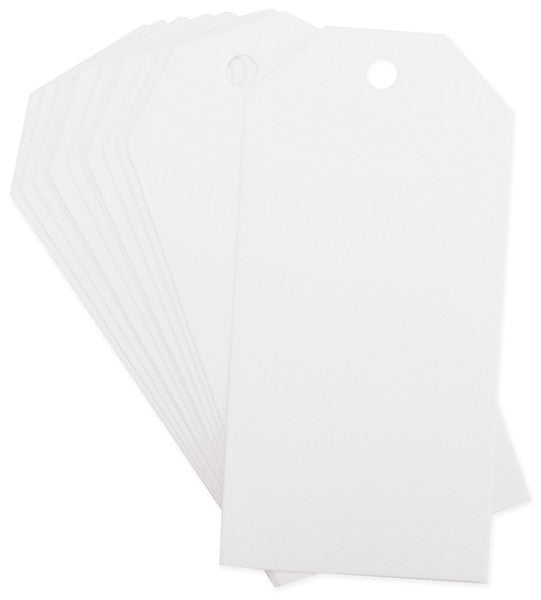 Gift Tags White - 12 Ct