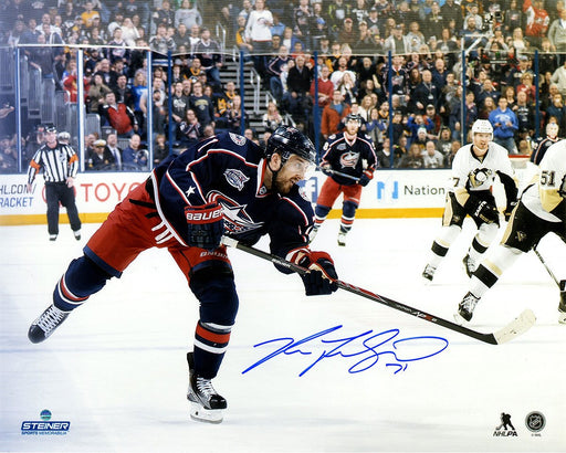 Nick Foligno Signed Shooting 16x20 Photo