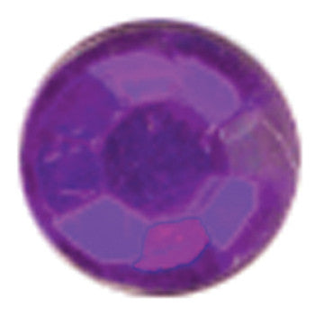 Crystal Stickers 3mm Round Purple Elements - 125 Ct