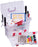 Decorating Supply Cabinet- Translucent/Red Latch
