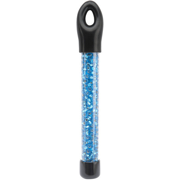 Glass Bead Tubes 24 Grams-6/0 Aqua Silver Lined