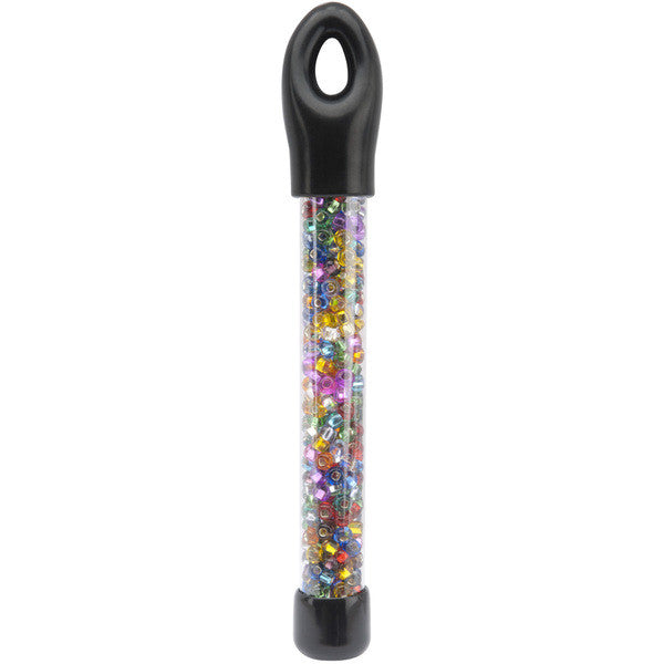 Glass Bead Tubes 24 Grams-6/0 Silver Lined Mix