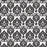 Domestic Bandanna 22"X22"-White Damask