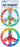 Car Magnet-Peace Signs - Tie Dye