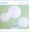 Doily Lace Paper Lanterns Kit-Makes 3-White Eyelet
