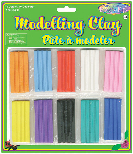 Modeling Clay 200grams/Pkg-10 Colors/Pkg