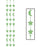 General Occasion Nite-Glo Moon and Star Bead Curtain - 6 feet 6 inch x 24 inch