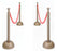 Awards Night Red Rope Stanchion Set - 9'-30'