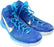 Andrea Bargnani Brooklyn Nets 2015-16 Game Used #9 Blue Nike Lunarlon Shoes (Size 17)