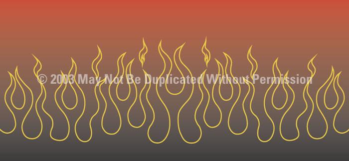 Window Graphic - 30x65 Flame Job 3
