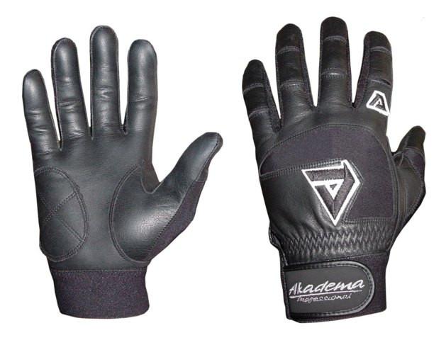 Akadema Black Youth Batting Gloves Medium