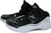 Joe Johnson Shoes - Brooklyn Nets 2013-2014 Game Used #7 Black and White Jordan Aero Mania Shoe (Single) (Size 16)