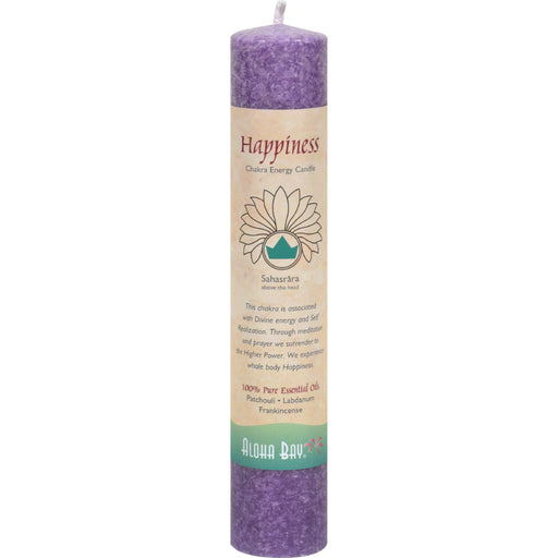 Aloha Bay Chakra Energy Candle -Sahasrara - 8"
