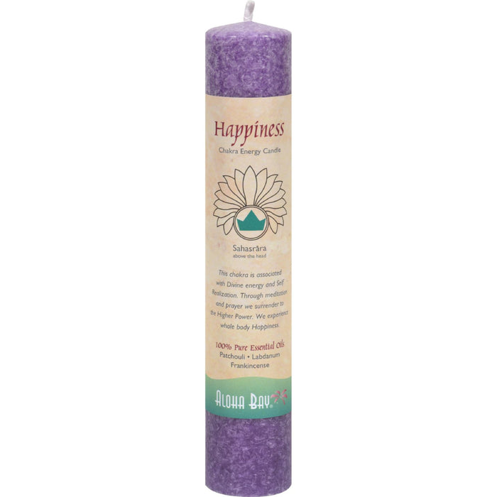 Aloha Bay Chakra Energy Candle -Sahasrara - 8"