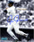 Chris Chambliss Batting B/W Signed 4x6 Photo