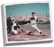 Yogi Berra Swing Color Stretched 22x26 Canvas