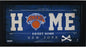 New York Knicks 10x20 Home Sweet Home Sign w/ Game Used Net