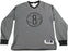 Thomas Robinson Brooklyn Nets 2015-16 Game Used #41 Grey Long Sleeve Warmup Shirt (XL)