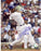Derrek Lee Swing Cubs Pinstripe Jersey Vertical 8x10 Photo (MM Auth)