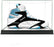 Shaquille ONeal Signed Reebok Blue/White Size 22 Sneaker B2B Exclusive