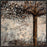 BRASS TREE 28L X 28H Floater Framed Art Giclee Wrapped Canvas