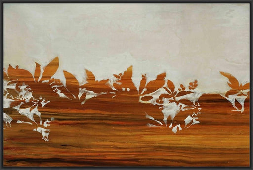 BURNISHED SILHOUETTE 22L X 28H Floater Framed Art Giclee Wrapped Canvas