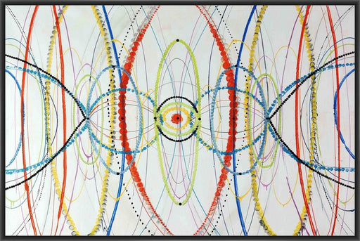 REBOOT II 22L X 28H Floater Framed Art Giclee Wrapped Canvas