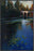 BRIDGE OVER WATER 22L X 28H Floater Framed Art Giclee Wrapped Canvas