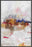 PINKSKIESATNIGHT 22L X 28H Floater Framed Art Giclee Wrapped Canvas